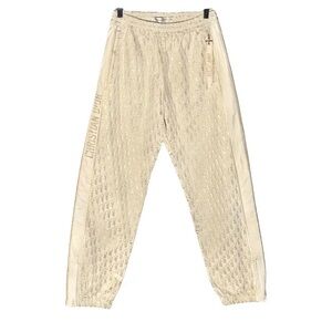 Dior Oblique Gold Taffeta Track Pants